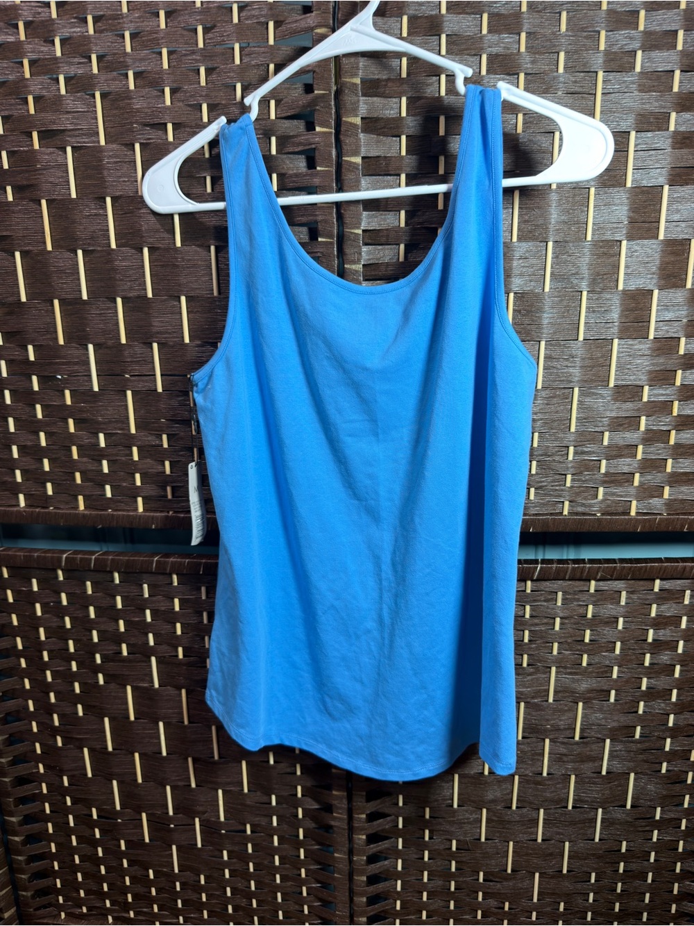 NIC+ZOE Bright Blue Scoop Neck Tank